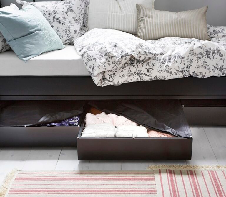 Maximized & Organized Bedroom: Under-Bed Storage Bins